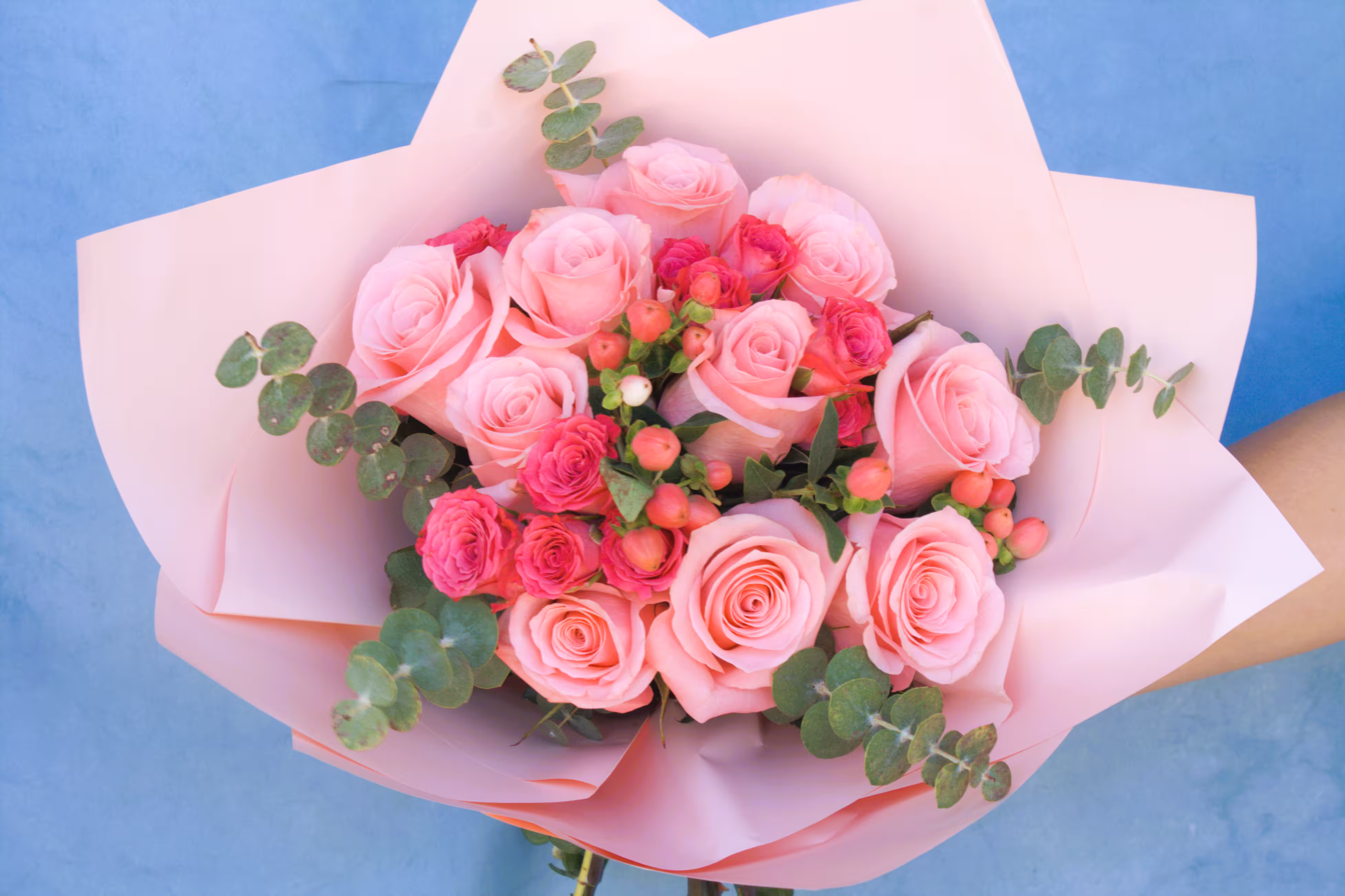 Rosas rosadas